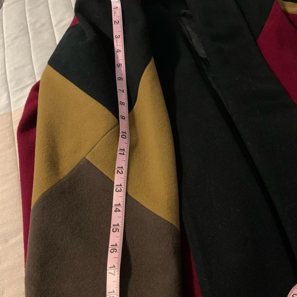 Ladies winter Wool long jacket/Coat size 6 - Picture 12 of 17